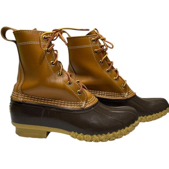 Bean Boots by L.L. Bean Leather Waterproof Rubber Duck Boots    Size: 6M Men\'s